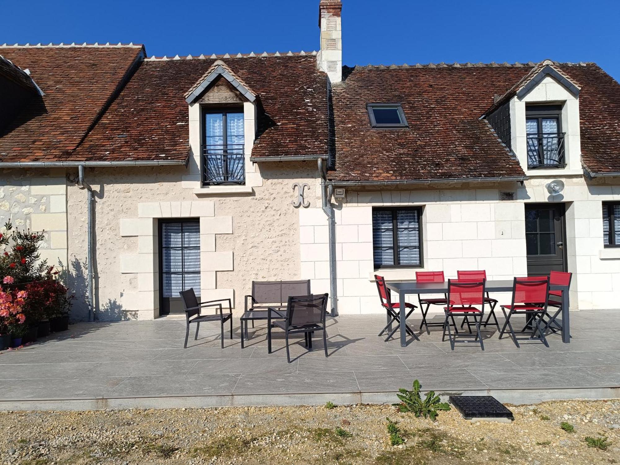 Gite De La Grand Maison Les Chenes Seigy Exteriör bild